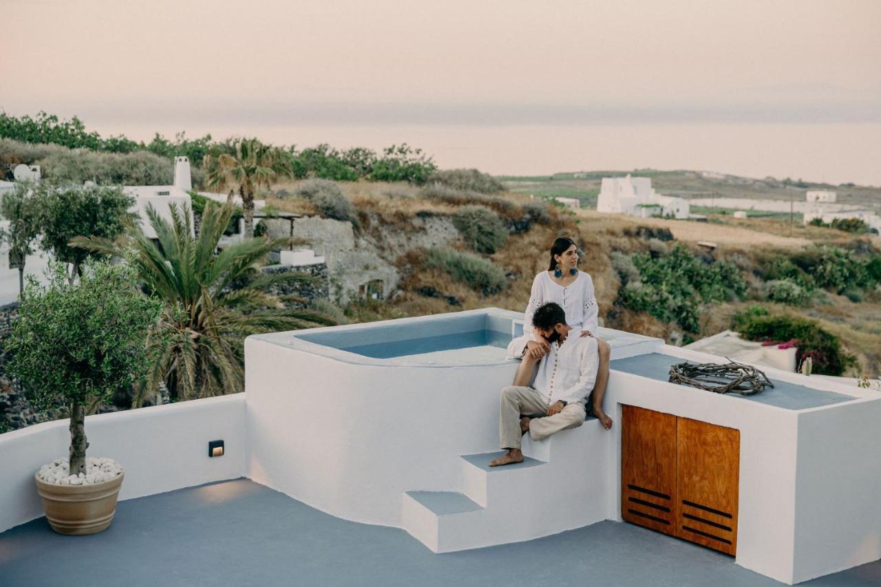 Sando Traditional Cave Villas With Jacuzzi And Sea View Vourvoúlos Exterior foto
